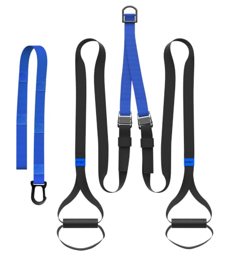 Suspension Fitness Trainer System - 700 lb Capacity, Blue