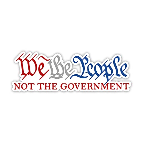 We The People Vinyl Sticker - 5.5" Wide for Car, Wall, Laptop