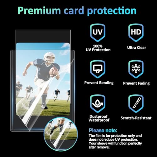 RyshePro 200 UV400 Card Sleeves & 200 Top Loaders Set for MTG TCG - Includes 2 Boxes