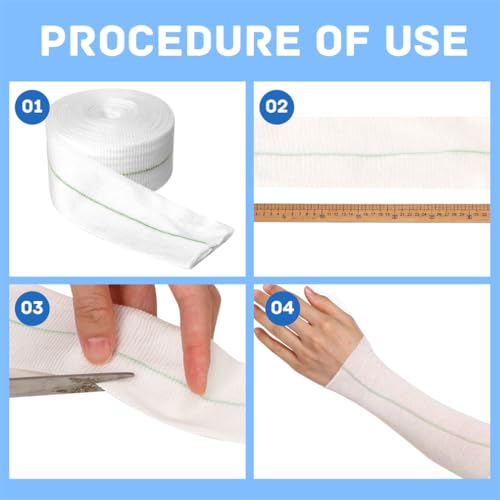 Elastic Sport Bandage 1.9 Inch x 10.93 Yard - Reusable Tubular Sleeve