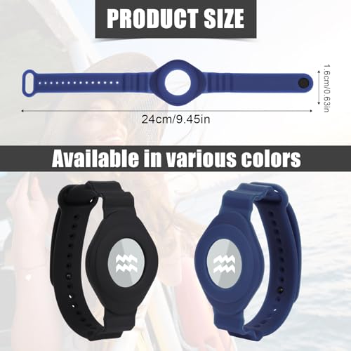 Adjustable Watch Holder for Princess Cruise Medallion - Black & Blue