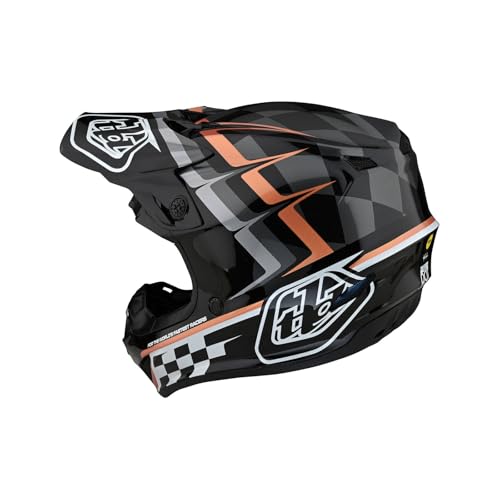 Full Face Motocross Helmet with MIPS - Warped Black/Copper, Large