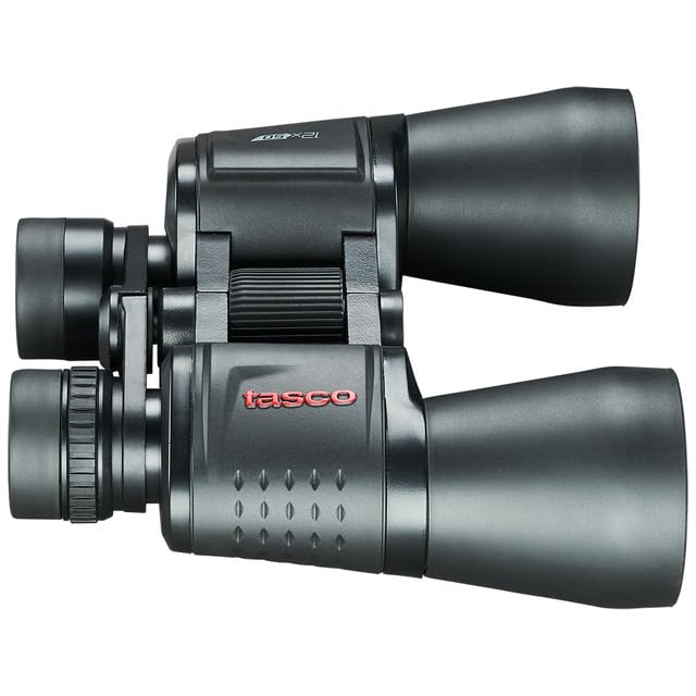 Tasco Essentials 12x50 Porro Binoculars with Carrying Case & Neck Strap - Black