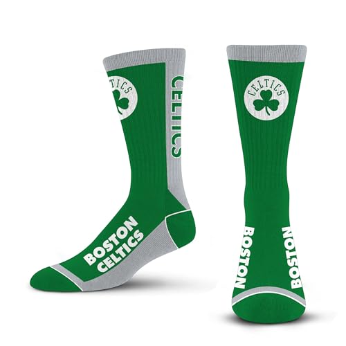 Denver Nuggets MVP Crew Socks - Official NBA Licensed, For Bare Feet, Boston Celtics, Medium