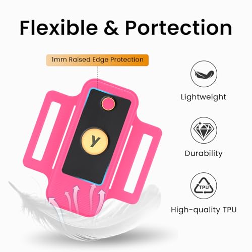 Watchband Holder for YubiKey 5 NFC & YubiKey 5C NFC - Hot Pink