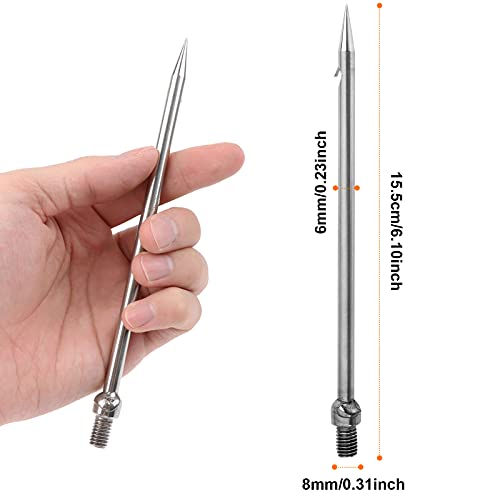 Stainless Steel Fishing Harpoon Spear - 1-Prong Barbed Gig