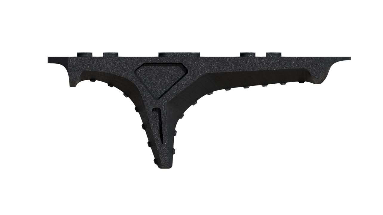 Nerv – Low Profile Archery Accessory, Ergonomic Light Weight Durable for Outdoor Use and Training Rail Mount System (Black, XL Boss)