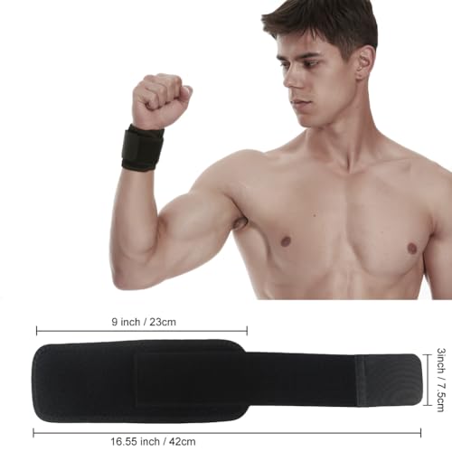 Wrist Brace for Carpal Tunnel Relief - Adjustable Support Straps, 2 Pack