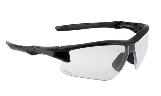 Howard Leight by Honeywell Uvex Acadia Shooting Glasses with Uvextreme Plus Anti-Fog Lens Coating, Clear Lens (R-02214)