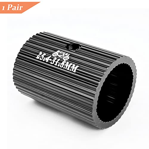 Bike Handlebar Shim 25.4 to 31.8mm - Aluminium Alloy - Black
