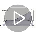 4Monster Twin Camping Insect Net with Carry Bag, Lightweight & Durable