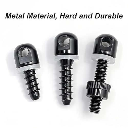 6-Piece Sling Swivel Stud Set for Rifle and Shotgun Mounts