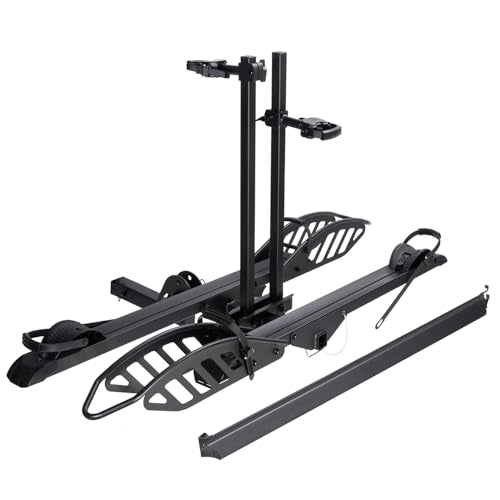 E2 200lbs Capacity EBike Rack with Ramp for 2 Bikes - Foldable