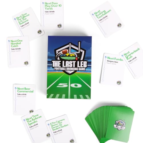 Football Drinking Game - Beer Pressure The Last Leg with 100 Cards