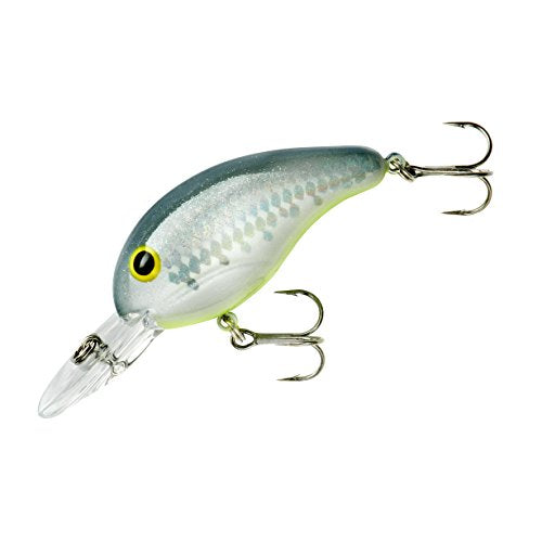 Crankbait Fishing Lure - 200 Series, Dives to 8 Feet, Metal Flake Shad