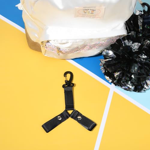 Pom Pom Holder Hanger with Snap Button - Black