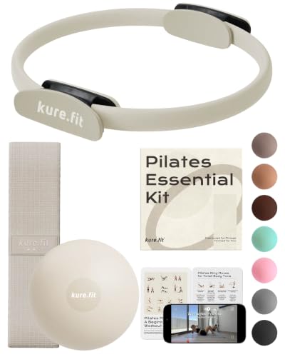 Complete Pilates Kit with Resistance Bands and Ball for Home Workouts