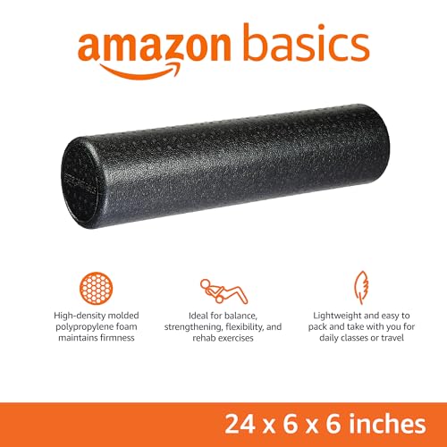 High-Density Foam Roller for Exercise and Recovery - 24 Inch