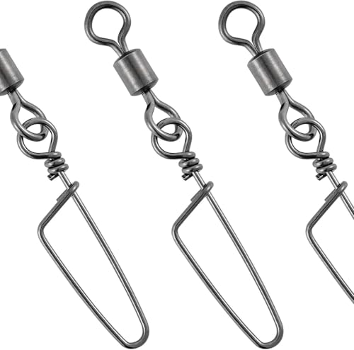 30 Pack Barrel Snap Swivels - #12-13LB Fishing Tackle