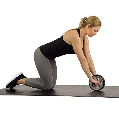 Ab Roller Exercise Wheel for Core Training - Black