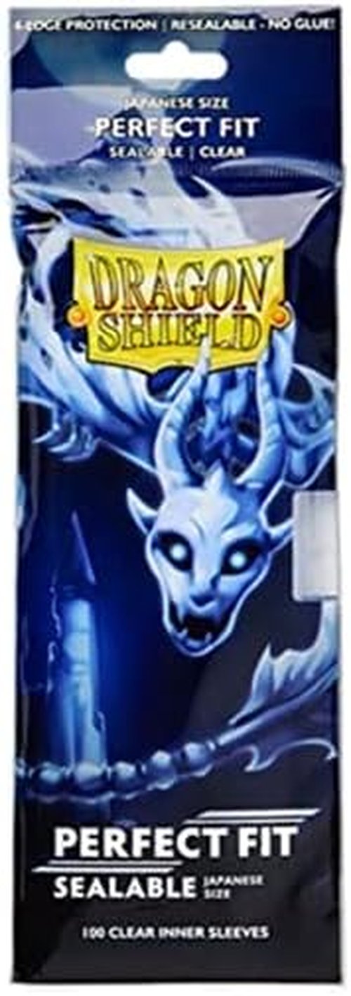 Dragon Shield Card Sleeves - Premium Japanese Clear 100CT | Smooth & Durable for MTG, Pokémon, Yu-Gi-Oh!