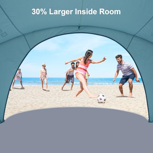 Beach Tent Sun Shelter with UPF50+ UV Protection - Skyblue, 3 Person
