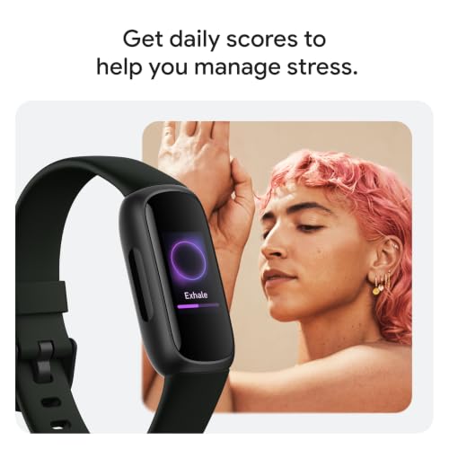 Fitbit Inspire 3 Fitness Tracker - Midnight Zen/Black, Small & Large Bands