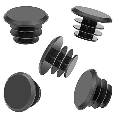 20-Pack Bicycle Handlebar End Plugs - 20.2 mm Plastic Bar Caps