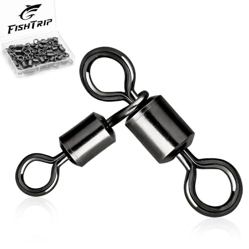 3-Way Fishing Swivels Tackle - 50Pcs - 7LB Strength