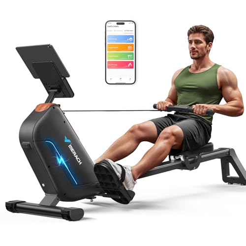 Self-Powered Rowing Machine - 16-Level Resistance, Ergonomic Design, R5