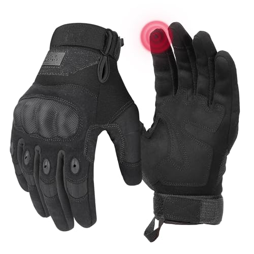 Tactical Touchscreen Gloves for Men - Motorcycle & Sports Use