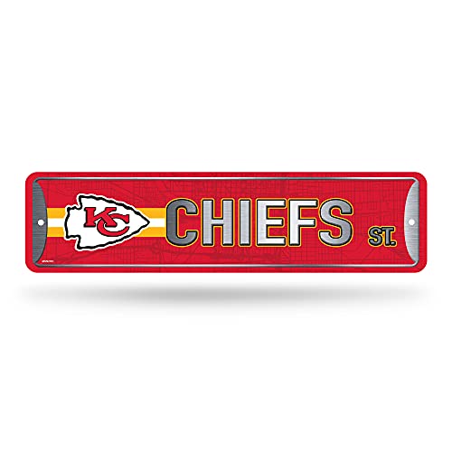 NFL Metal Street Sign 4" x 15" | Durable Home Décor