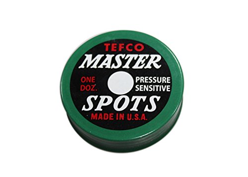 Tefco Master Spots - Tin of 12 Pool Table Spots