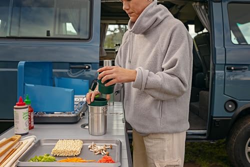 Stanley 4-Piece Camping Cookware Set with Insulated Cups & Locking Handle