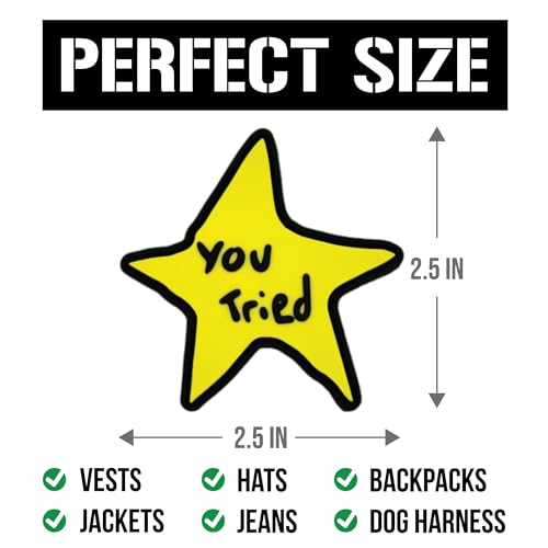 You Tried Star Meme Patch - Funny Tactical PVC Patch