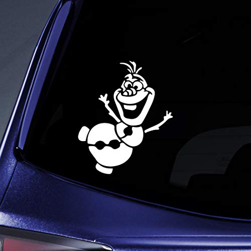 Snowman Cartoon Vinyl Decal for Cars, Laptops & Notebooks - 5.5"