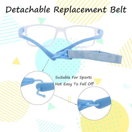 Unbreakable Kids Glasses - TR90 Frame, 180° Ultra-Flexible