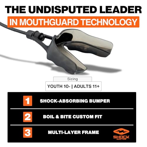 Custom Fit Mouth Guard for Football, Boxing, Hockey & MMA - Youth & Adult