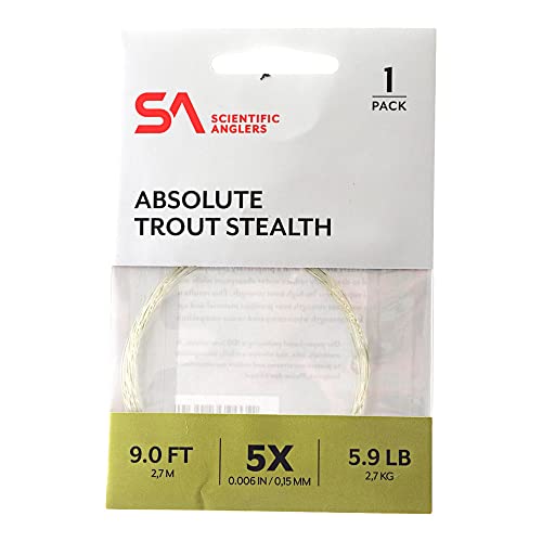 Scientific Anglers Absolute Trout Stealth Leader – 9' 3-7X (Variation 5)