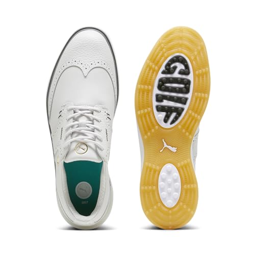 PUMA Golf Avant Wing Tip Shoes - 11 / Feather Gray-Slate Gray