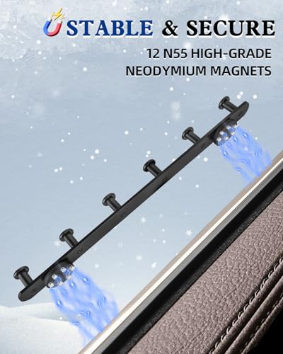 Magnetic Ski & Snowboard Holder | Durable Aluminum Rack with Strong Magnets