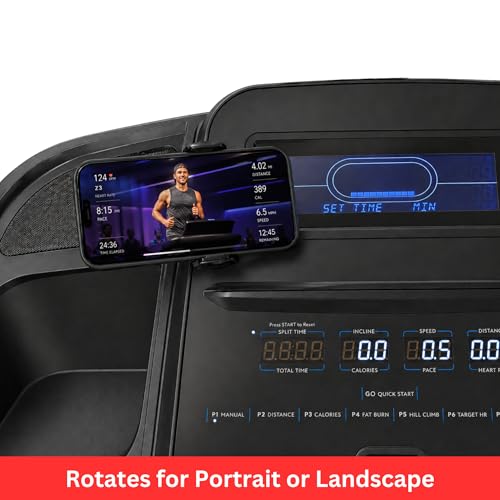Maxby Treadmill Phone Holder with Adhesive Base & Universal Clamp