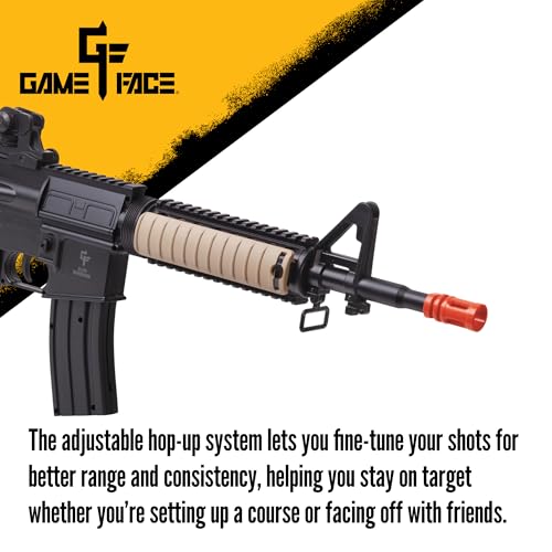 Spring-Powered Airsoft Rifle with 400-Round Magazine Capacity