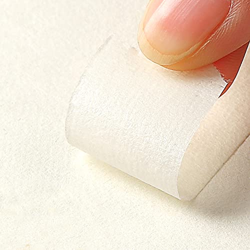 esowemsn 5 Rolls 2cm White Masking Tape Painters Tape Natural Rubber Adhesive Professional Grade Paint Tape for Decorating, Protecting, Painting, Labeling, Packing, Craft, Art