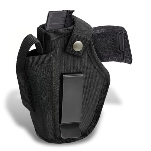 Universal Gun Holster for Concealed Carry - Adjustable IWB/OWB