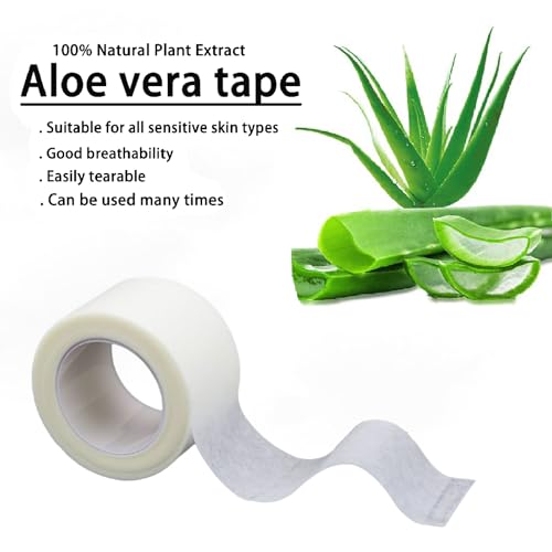 Aloe Infused Medical Tape - Low-Allergy, 1 in x 3 Rolls