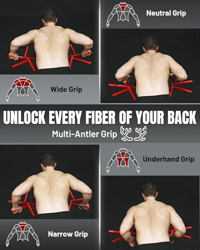 Plate-Loaded Back Row Machine for Home Gym - Adjustable Chest Pad