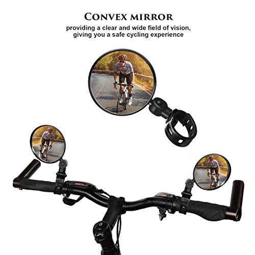 Adjustable 360° Rotatable Bicycle Mirrors - 2 Pack