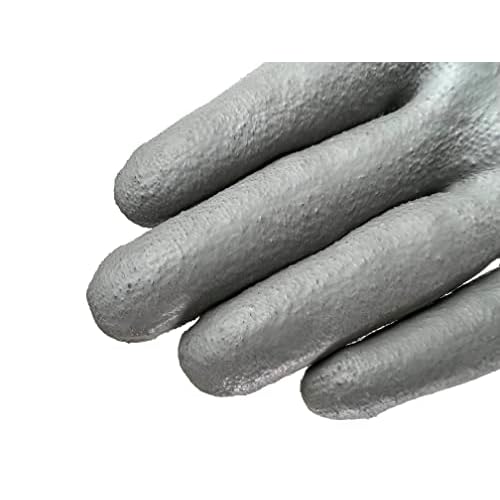HyFlex Ansell 11-727 Ultralight Cut-Resistant Industrial Gloves w/Reinforced Palm for Machinery, Auto, Warehousing Grey