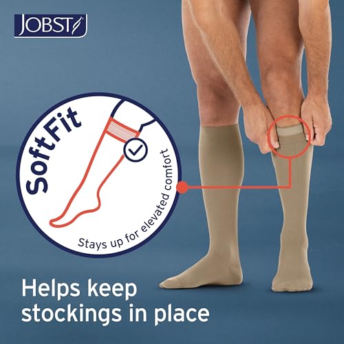 JOBST for Men Compression Socks 15-20 mmHg Knee High Medical Stockings